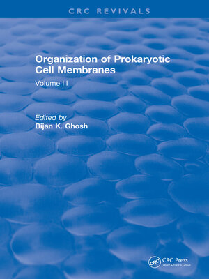 cover image of Organization of Prokaryotic Cell Membranes